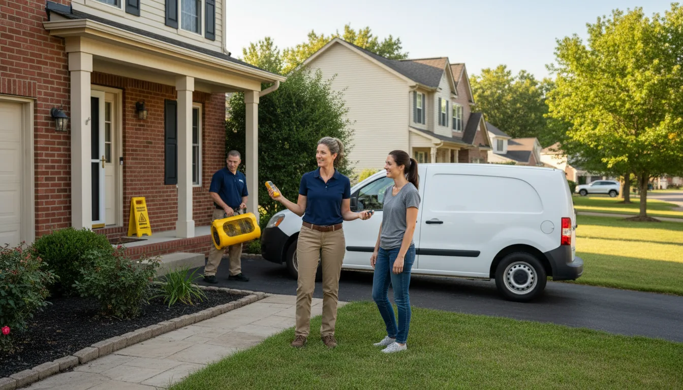 Water restoration image for Flood Water Cleanup, Removal And Restoration Services in Bismarck, AR